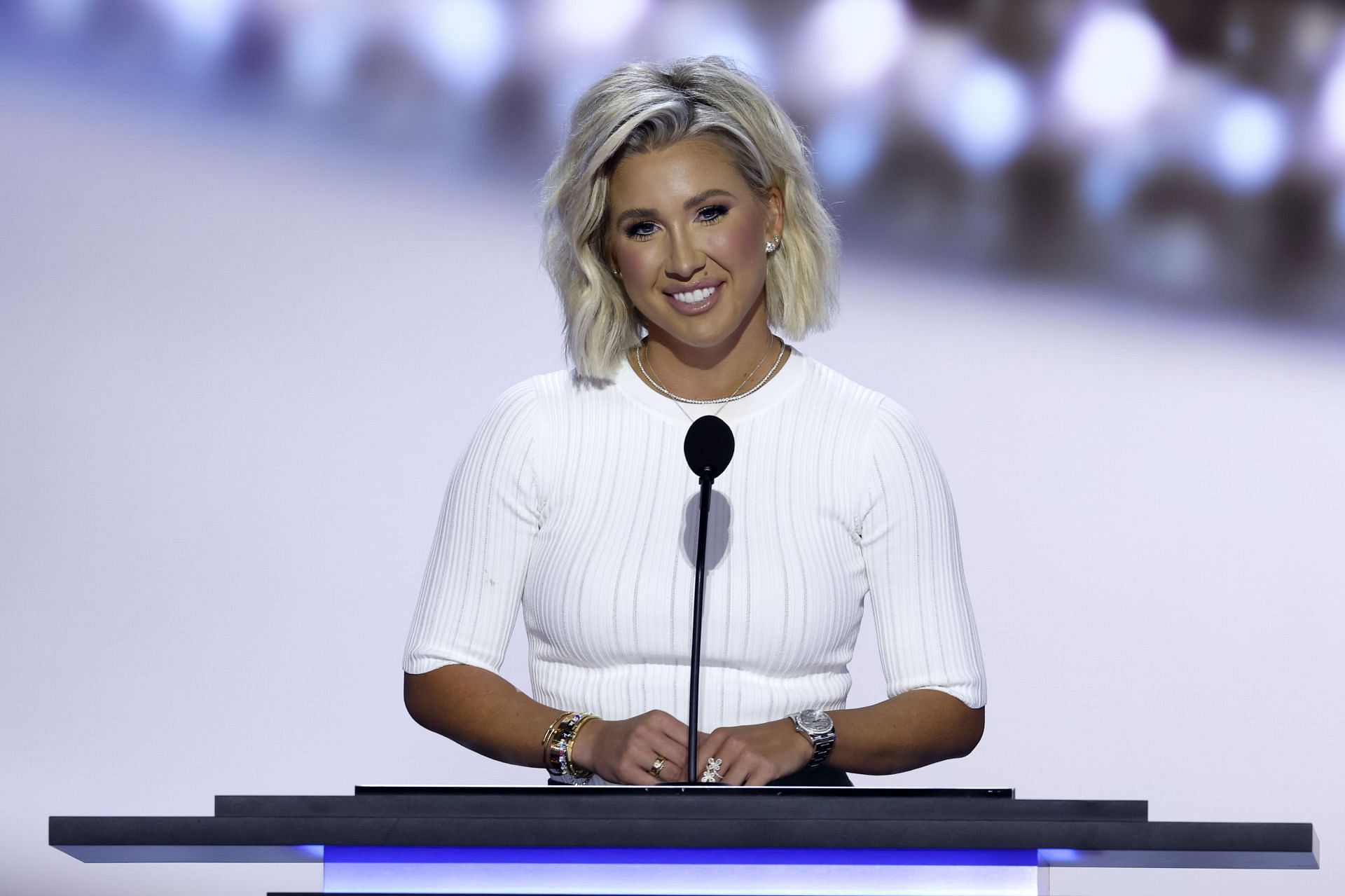 Savannah Chrisley at the 2024 Republican National Convention: Day 2 - (Image via Getty)